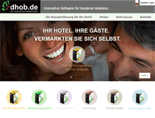 Tablet Screenshot of dhob.de
